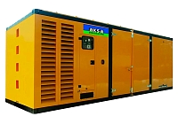 Дизельный генератор Aksa APD1400BD в кожухе