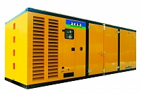 Дизельный генератор Aksa APD1250P в кожухе