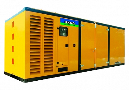 Дизельный генератор Aksa APD1250P в кожухе